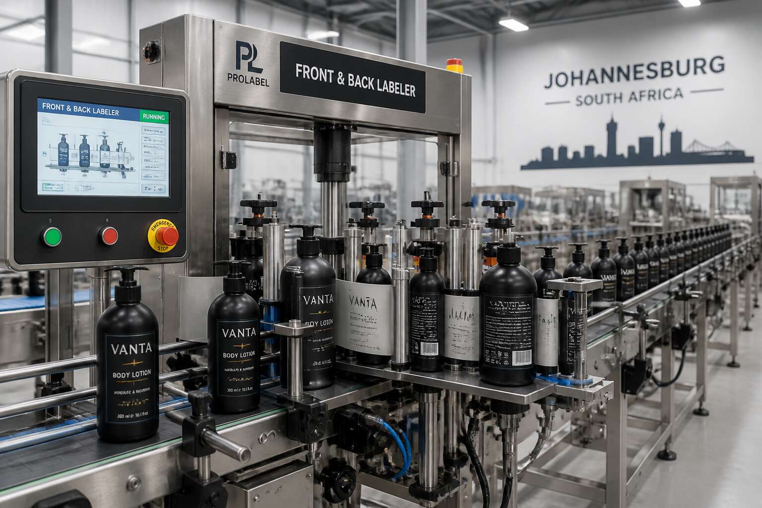 front and back labeling machine johannesburg